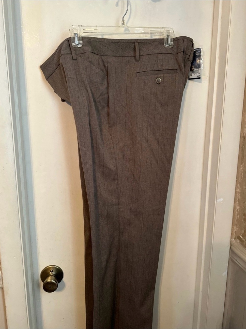 G.H. Bass & Co. Women’s Brown Pinstripe Dress Pants